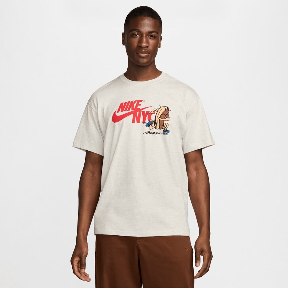 Nike Sportswear NY Local Max90 T-Shirt New York Hot Dog Air Max Grey Size M-Tall